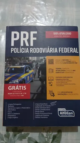 PRF livro para estudos, Polícia Rodoviária Federal AlfaCon