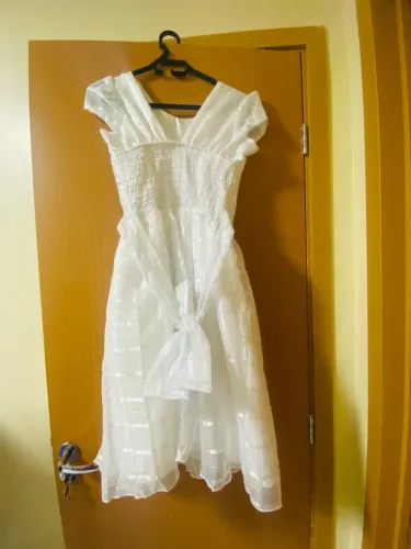 Vestido social branco