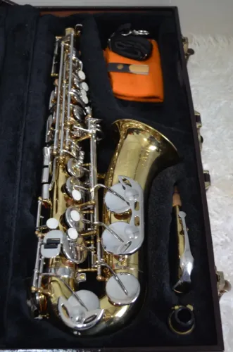 Saxofone Alto Mi Bemol King Empire 665 - USA ((( Raridade )))