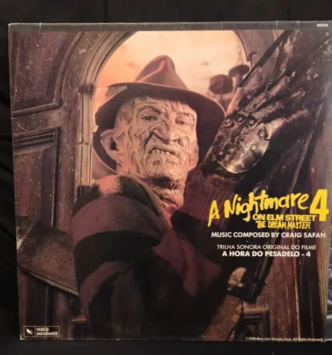 Vinil A Nightmare On Elm Street 4 trilha sonora original do filme (LP, disco)