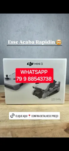 DRONE DJI MINI 3 - NOVO - 1 UNIDADE APENAS DISPONÍVEL 