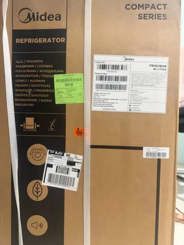 Frigobar Midea 93L Inverter Preto Bivolt - NOVO NA CAIXA