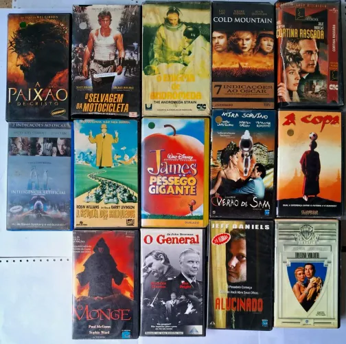Fitas VHS Gêneros Diversos ( Lote)