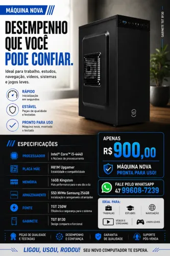 CPU I5 (NOVO NA CAIXA)