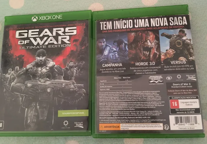 Vendo gears U,edition, (50? )gears 4, (70?)RE 5,(50)Halo 5,(60?)