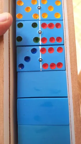 Dominó pvc com pino, todos novos.