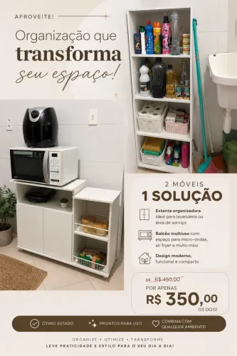 Armários organizadores. Tá barato!