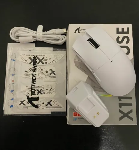 Mouse Gamer Attack Shark X11 Com Dock (NOVO!!!)