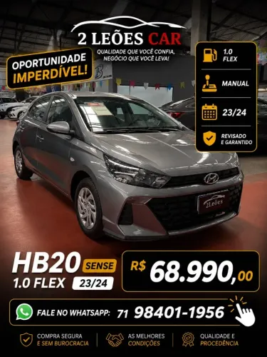Hyundai HB20 Comfort 1.0 Flex 12V Mec. 2024