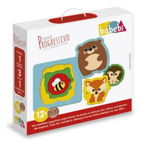 Encaixe Progressivo Mini Quebra-cabeça Babebi