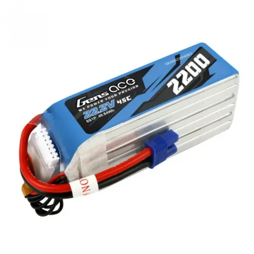 Vendo bateria lipo Gens Ace 2200mah 6s 45C - Usado Excelente sem detalhes