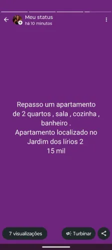 Repasse de apartamento valor 15 mil 