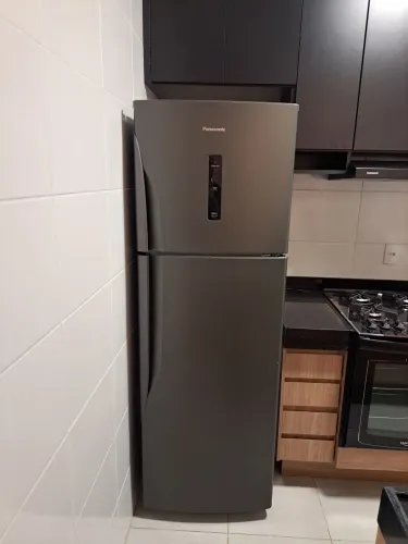 Geladeira Panasonic Frostfree A+++ Inox 390L