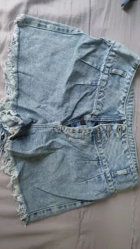 Short jeans feminina Denim