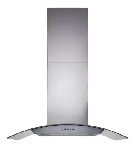 Coifa De Ilha Cadence Gourmet Vidro Curvo 90cm 127v (CFA502)