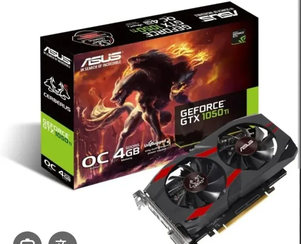 Placa de vídeo GTX 1050 ti usada