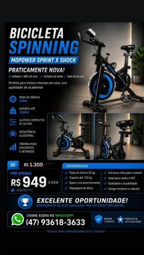 Bicicleta Ergométrica Spinning