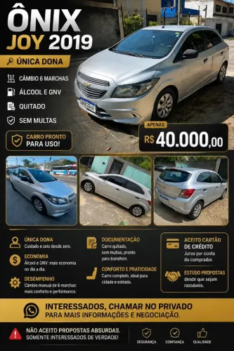 Chevrolet Onix JOY Hatch 1.0 8V Flex Mec. 4P 2019