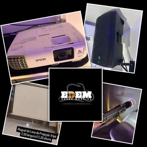 Aluguel de Som, Projetor, Iluminação EDEM Eventos Corporativos