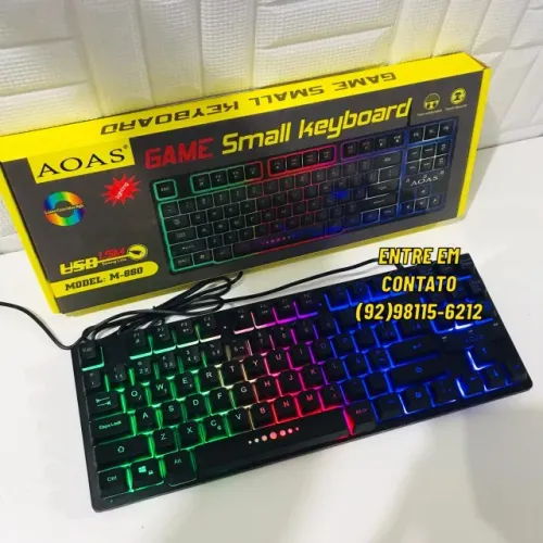 Teclado Gamer RGB - Entrega das 9 até 22hrs