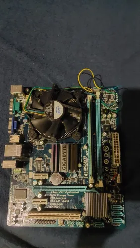 Kit placa mãe core 2 quad