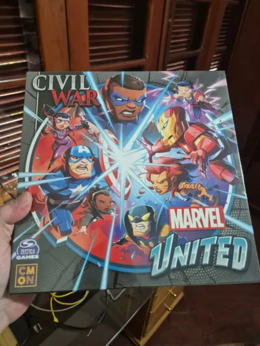 Marvel United Civil War (Lacrado) Boardgame - Jogo de tabuleiro