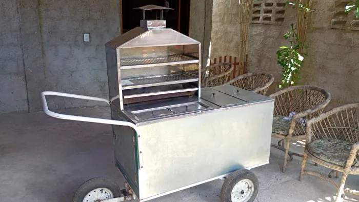 Carrinho de churrasco imperdível