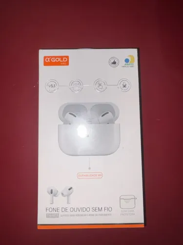 Fone de Ouvido Sem Fio A'GOLD PRO (Bluetooth 5.3) - Lacrado!