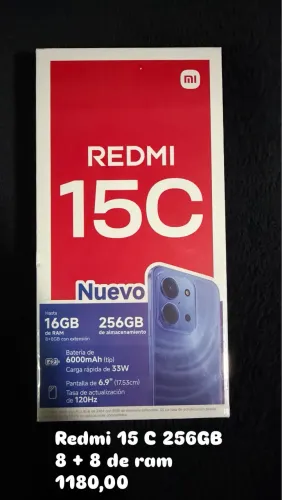 Xaiomi Redmi 15C 256GB 8+8ram