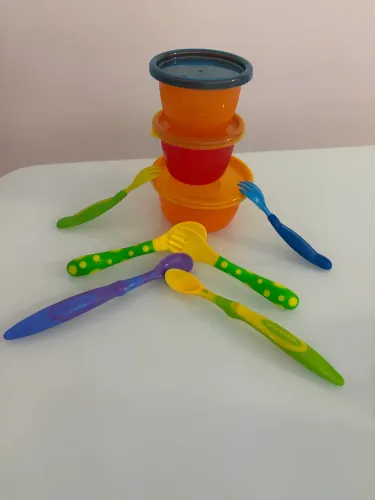 Pote Infantil + Talheres