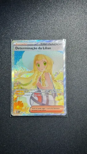 CARTA POKÉMON DETERMINAÇÃO DE LILIAN
