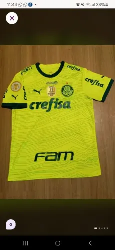 Tailandesas 1:1 Todos os patchs Camisa palmeiras endrick G