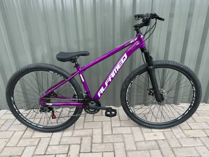 Bicicleta aro 29 freios a disco alumínio nova