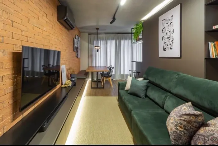 Apartamento suíte + 1 mobiliado!
