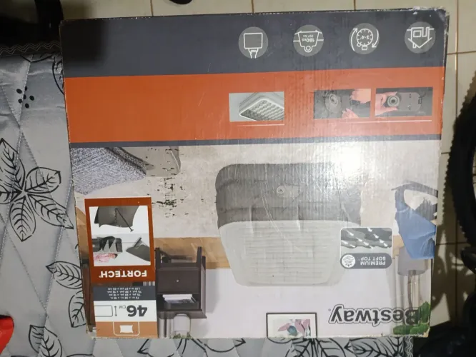 COLCHÃO inflável solteiro