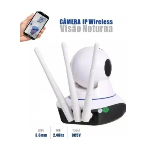 Câmera IP Wi-fi Estilo Robozinho App Yoosee e muitas funções