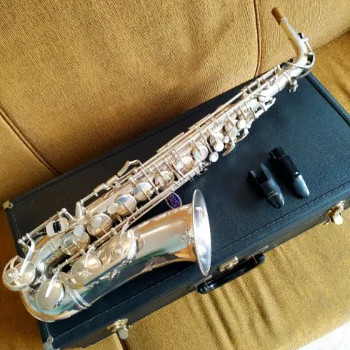 Sax Alto B&s Blue Label Prata, Alemão