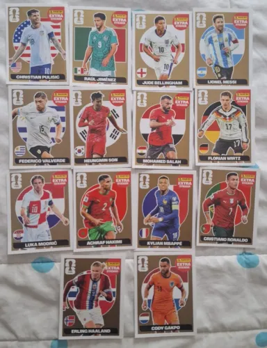 ? FIGURINHAS LEGENDS COPA 2026 - GOLD | KIT 14 FIGURAS