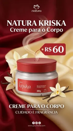 Mousse para o Corpo Kriska