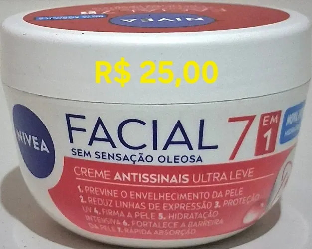 Hidratante facial Nivea