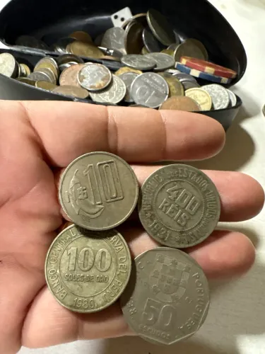 Moedas raras e antigas