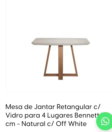 Mesa BENNETT 1.15 4 lugares