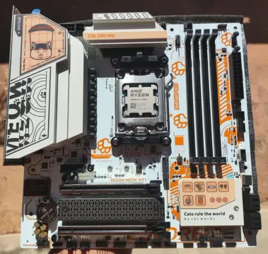 Kit Upgrade AM5 - Ryzen 5 7600X + B650m White Colorfire PCI-E 5.0
