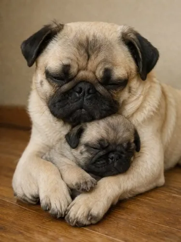 Filhotes de pug
