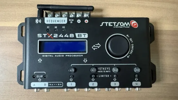 Processador De Audio Stx2448 Bt Stetsom Sequencer