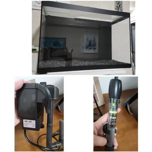 Aquário 28 L com filtro e termostato 