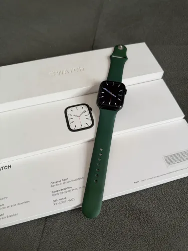 Apple Watch Series 7 45mm verde! Aceito cartão até 12x.