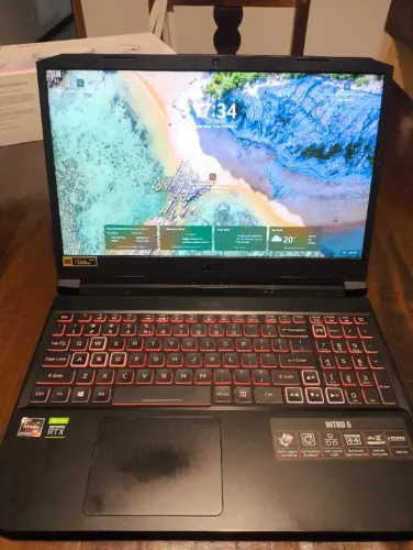 Notebook Acer Nitro 5 Gamer 3070, 1TB SSD, 16G, 5800H(i7-12800h) Tela 165hz Predator