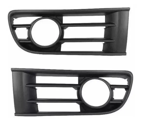 Par Grade Moldura Farol Milha Polo 2003 2004 05 2006 C/ Furo