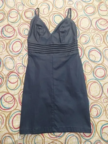 Vestido Vitoriana Azul Marinho